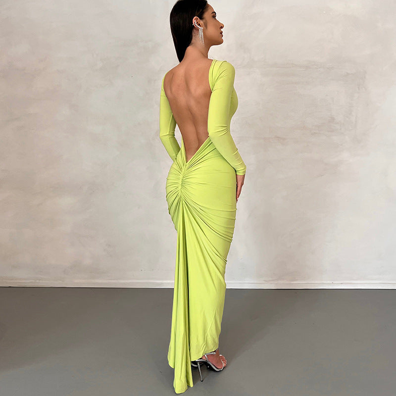 Jade Maxi | Open Back Dress