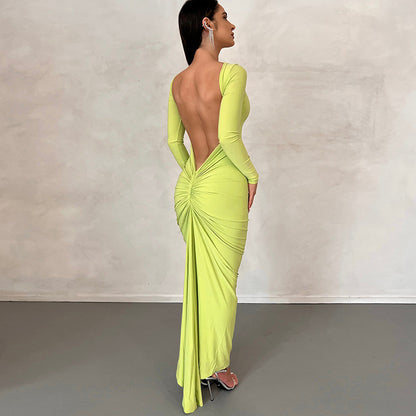 Jade Maxi | Open Back Dress