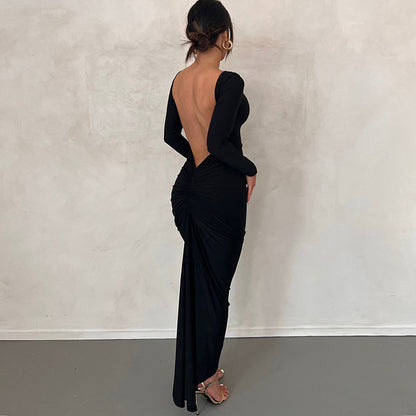 Jade Maxi | Open Back Dress